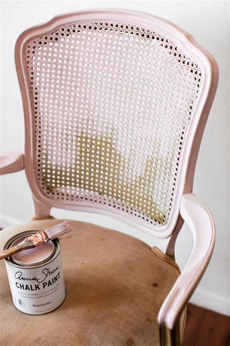 Vintage Bergere Chair Makeover Using Chalk Paint Vintage Chairs