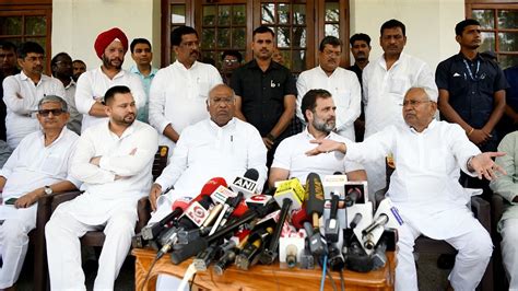 Standing Together Will Fight Rahul Nitish Tejashwi Meet In Delhi