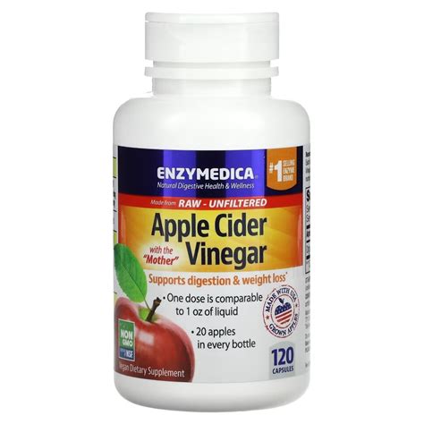 Enzymedica Apple Cider Vinegar 120 Caps по цене от производителя