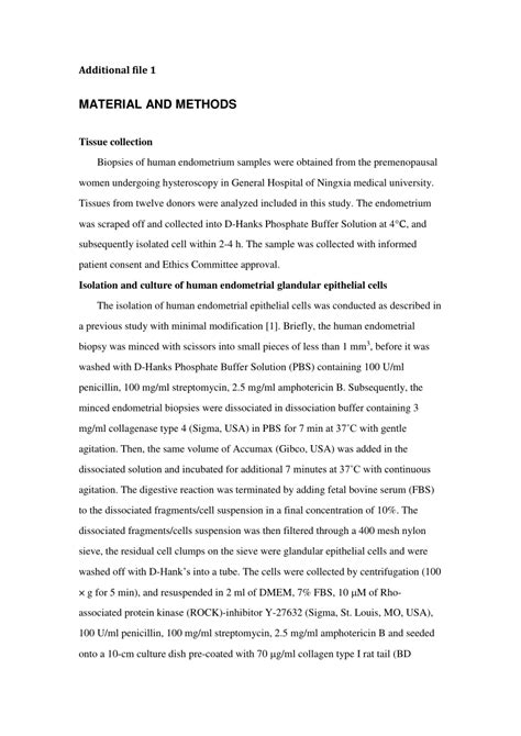 Pdf Development And Characterization Of A Polarized Human Endometrial