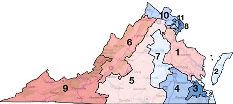 Virginia District Map Election | Virginia Map