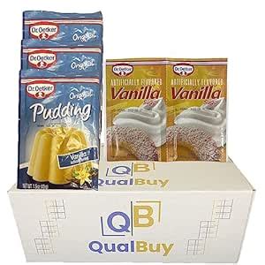 Amazon Dr Oetker Vanilla Pudding Mix And Vanilla Sugar Bundle