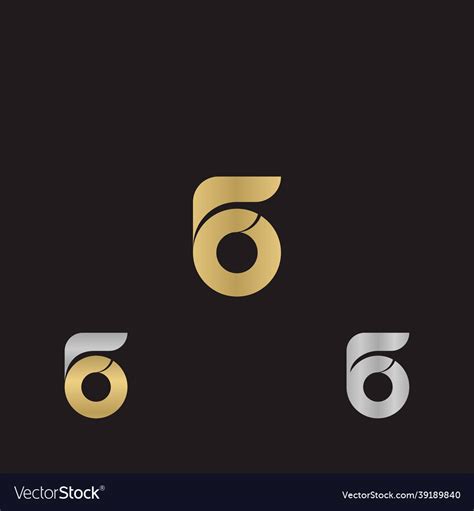 alphabet initials logo fo     royalty  vector