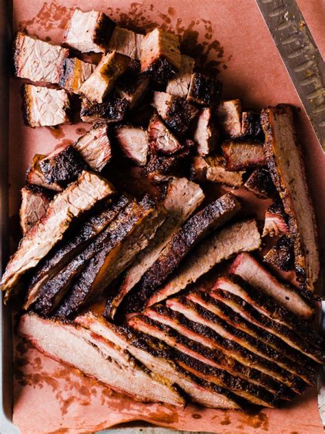 Low And Slow Smoked Brisket With A Simple Pepper Based Texas Style Rub