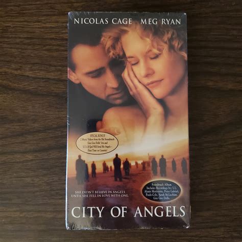 City of Angels VHS Tape and CD Movie Soundtrack 1998 Meg - Etsy