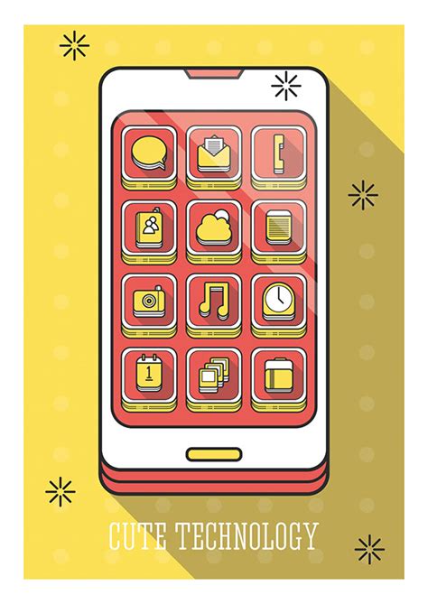 Cute Technology Illustration On Behance