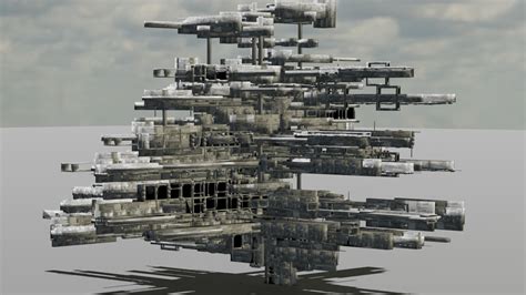 ArtStation - Space station 3D model | Resources