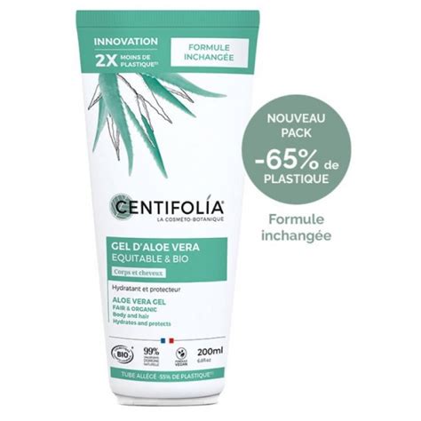 Centifolia Gel D Aloe Vera Bio Corps Et Cheveux 200 Ml