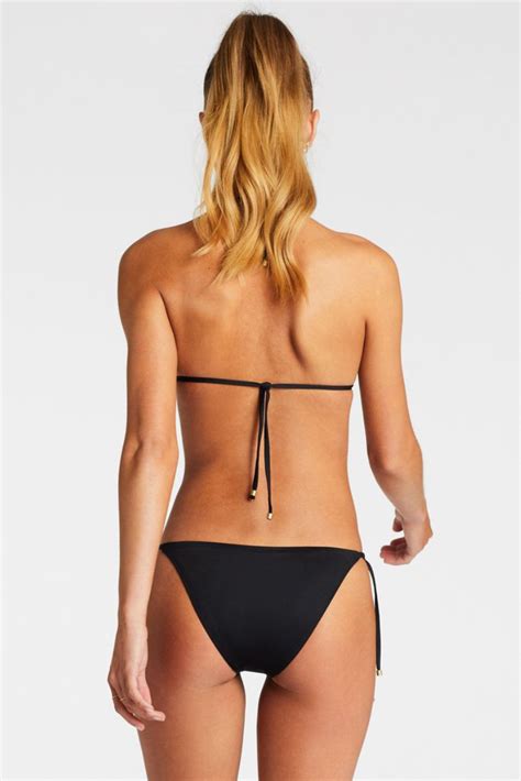 Vitamin A Swim Gia Triangle Top Black Ecolux Autumn