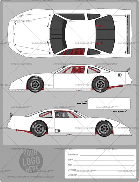 Dirt Race Car Graphics Templates