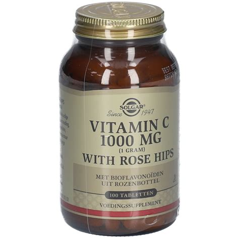 Solgar Vitamin C With Rose Hips 1000Mg 100 Pc S Redcare Pharmacie