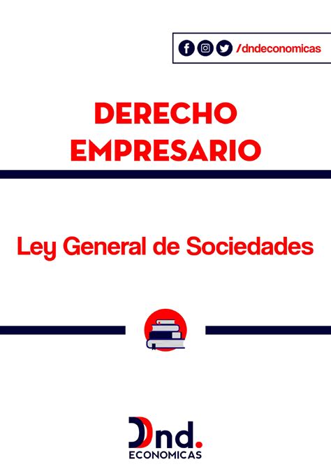 Ley General De Sociedades Derecho Administrativo Unlp Studocu