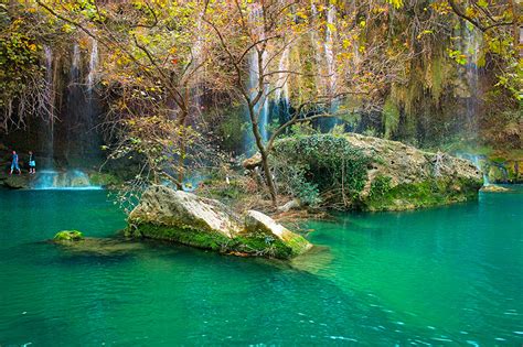 Фото Турция Kursunlu Waterfall Nature Park Природа Водопады Парки