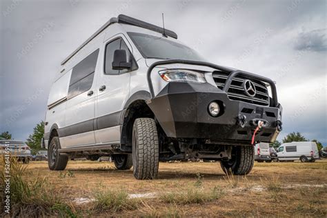 Loveland Co Usa August 26 2022 4x4 Camper Van On Mercedes