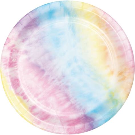 Tie Dye Party Inch Plates Party At Lewis Elegant Party Supplies