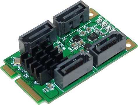 Controller Karte Mini PCI Express 4 Ports SATA III Chipsatz Marvell