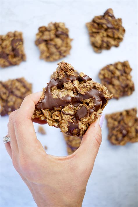 3 Ingredient Peanut Butter Chocolate Cereal Bars Whitney E Rd