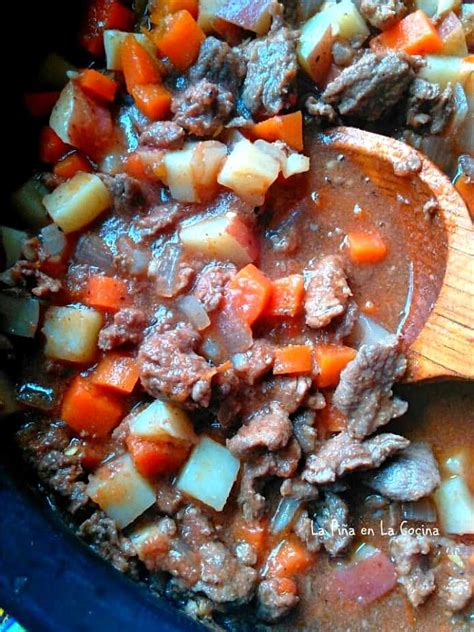 Carne Picada Con Verduras Beef And Vegetables La Pi A En La Cocina