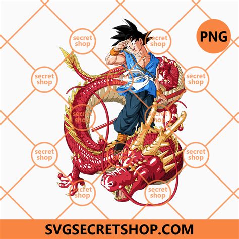 Goku And Shenlong Rojo PNG Goku S Life After Shenron PNG Goku And