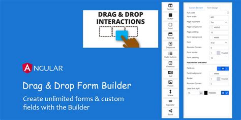 Angular Drag And Drop Form Builder By Donamkhanh Codester