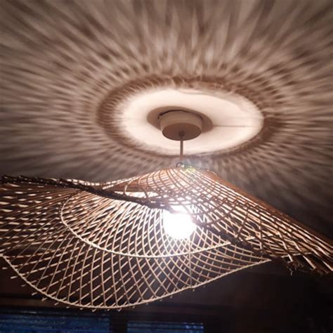 Rattan Lamp Shade Etsy Uk