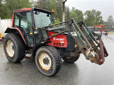 1993 Valmet 6100 Turbo Traktor Med Quicke 620 Frontlaster