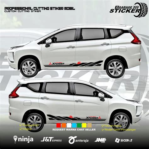 Jual Stiker Mobil Mitsubishi Xpander Stiker Cutting List Body Samping