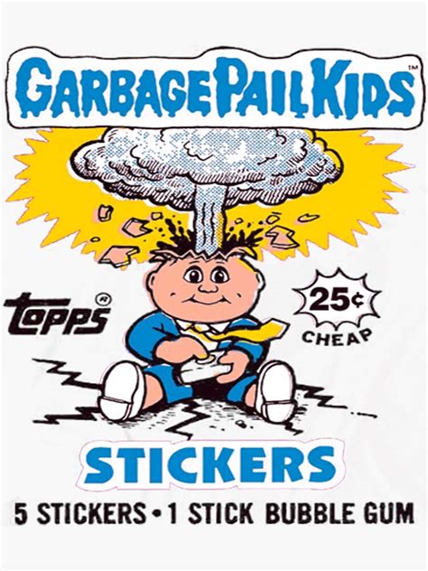 "Garbage Pail Kids, Garbage Pail Kids" Sticker for Sale by CustomMania | Redbubble