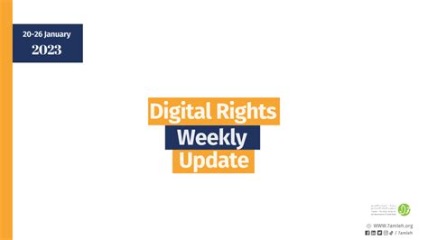Weekly Update 20 26 January 2023