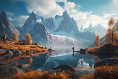 Premium Ai Image Generative Ai Captivating Travel And Exploration