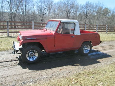 1968 Jeep Commando Jeepster Half Cab Pick Up Truck For Sale Photos Technical Specifications