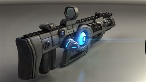 Image - 03-SCAPS.-Free-to-play-browser-game.-Tesla-Plasma-Rifle-back-high-poly.png | Superpower ...