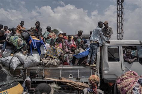 Une Offensive Du M Fait Plus De D Plac S Dans Lest De La Rdc