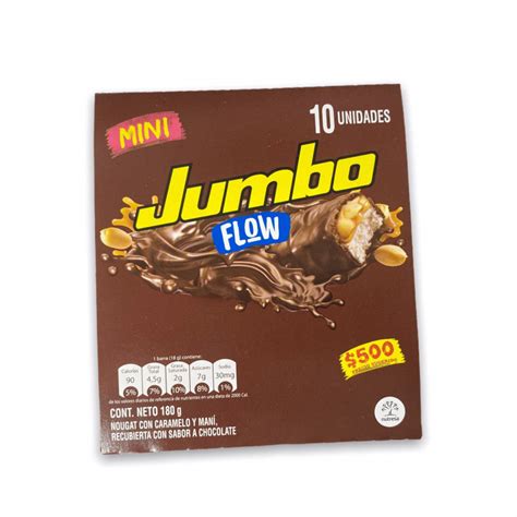 CHOCOLATINA JUMBO FLOW NEGRA MINI X10x18 GR DISPLAY 10 430