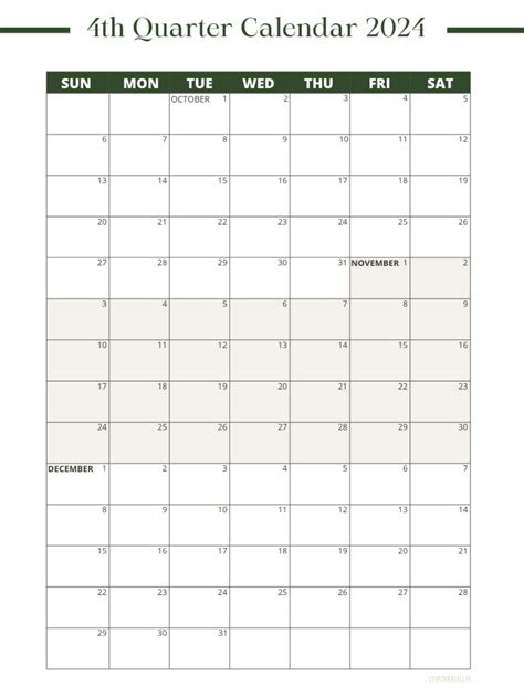 November 4th 2024 Calendar Printable Free Carmen Starlene