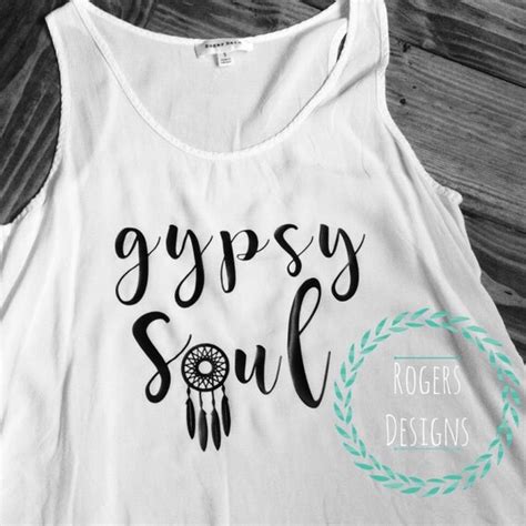 Gypsy Soul Tank Gypsy Soul Dream Catcher By Rogersrusticsdesigns