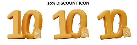 10 Number 3d Png Number 10 3d Rendering 10 Number Icon Png Image