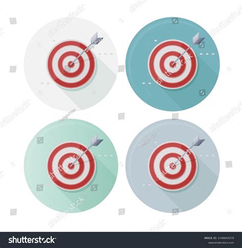 Bang On Target Icon Eps 10 Stock Vector Royalty Free 2148654379