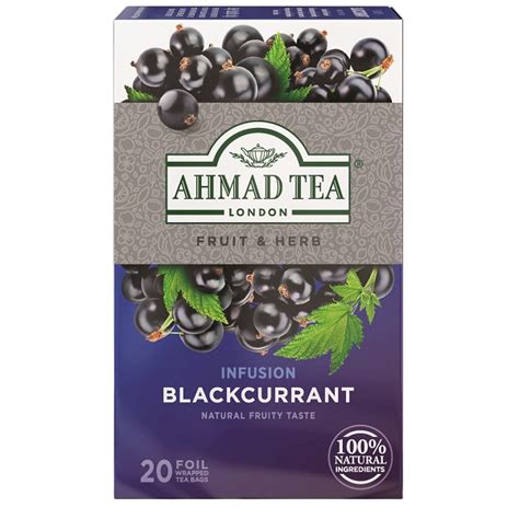 Ahmad Tea Blackcurrant Alu S K Ahmad Tea Ofici Ln Obchod