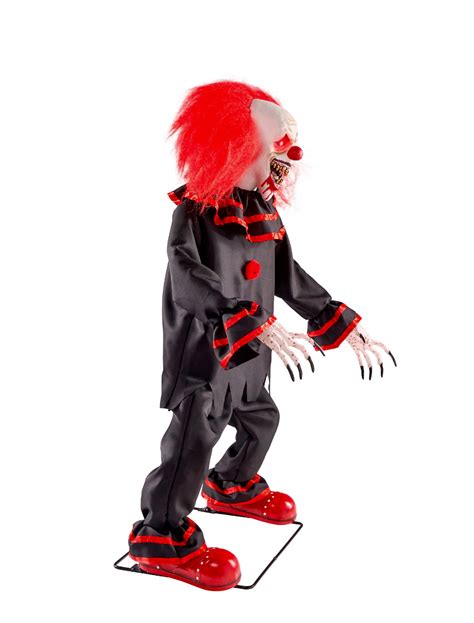 Spirit Halloween 4 Ft. Young Crouchy Animatronic Scary Clown Prop ...