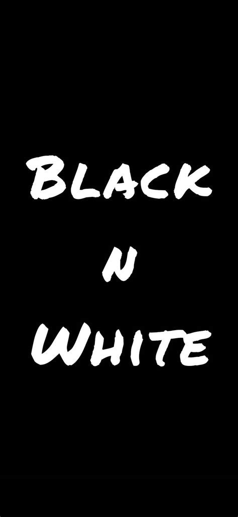 Black and white Text Wallpaper - 886x1920