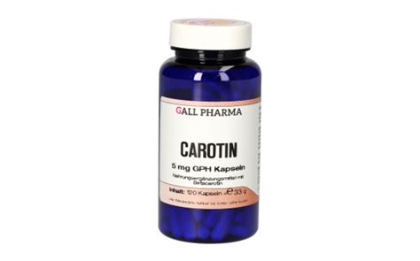 Carotin 5 mg GPH Kapseln | Apotheke zur Universität - Wien
