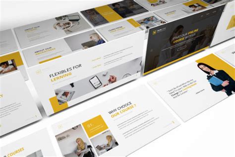 Online Course Powerpoint Template Graphic by formatikastd · Creative ...