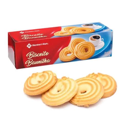 Biscoito De Baunilha Importado Members Mark Pacote G Shopee Brasil