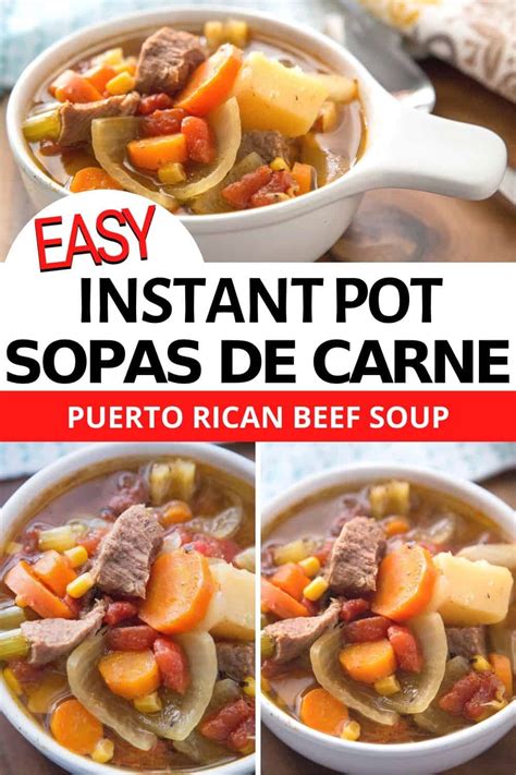 Instant Pot Sopas De Carne De Res Easy Recipe To Make