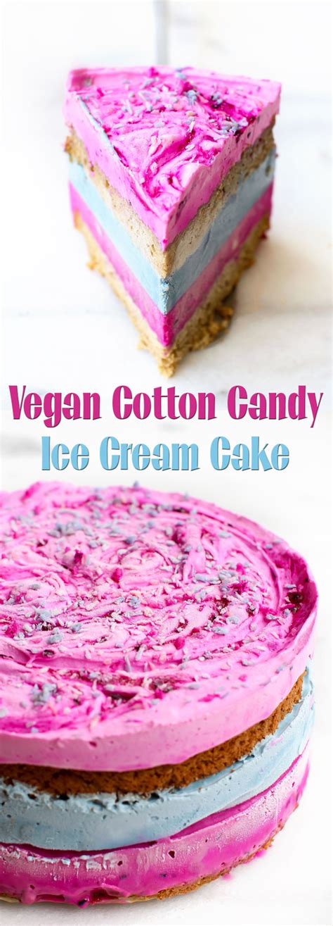 Cotton Candy Ice Cream Cake