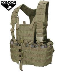 CS 001 Condor Modular MOLLE Chest Rig Hydration Carrier OD GREEN