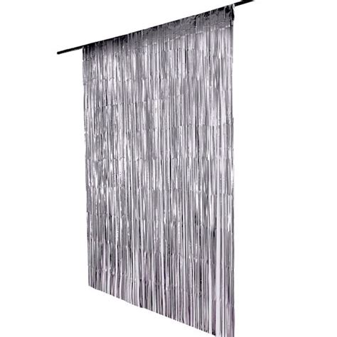 8ft Metallic Tinsel Foil Fringe Curtain Party Photo Booth Etsy