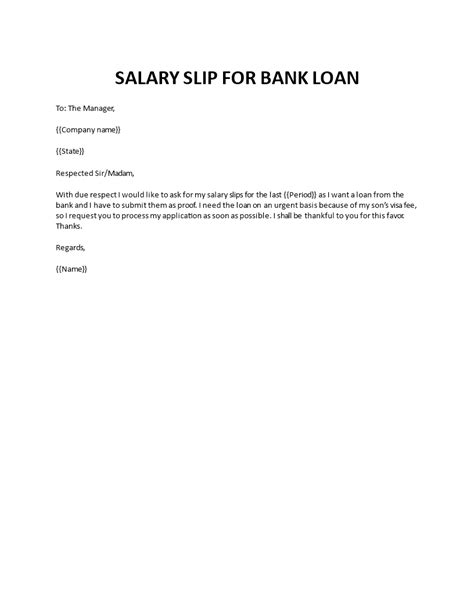 Salary Certificate Request Letter Format Salary Certificate Letter