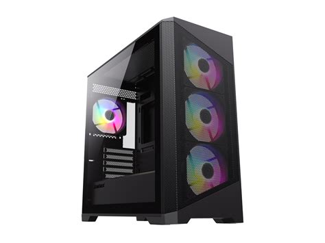 Gamemax Destroyer MB Black USB3 0 Tempered Glass Micro ATX Tower Gaming